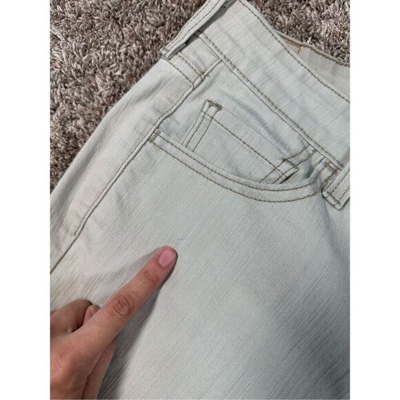 vintage y2k levi’s 518 super low rise bootcut stretch flared leg khaki jeans 17 - Picture 9 of 12